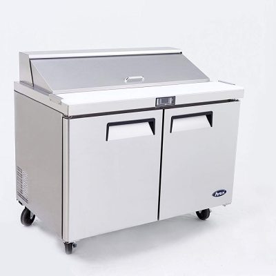 Atosa Large Double Door Food Prep Table Fridge MSF8303