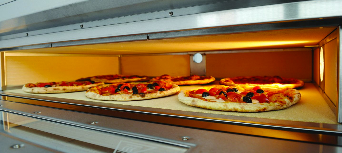 Great pizza in a Zanolli deck ovens