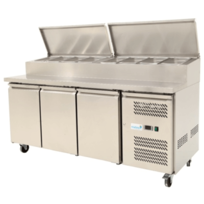 Kingfisher Pizza Prep Counter 3 Door SH 3000/700