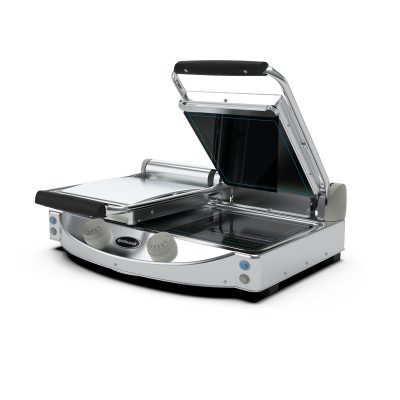Spidocook Spidoglass Double Ribbed Upper Smooth Lower Grill Manual