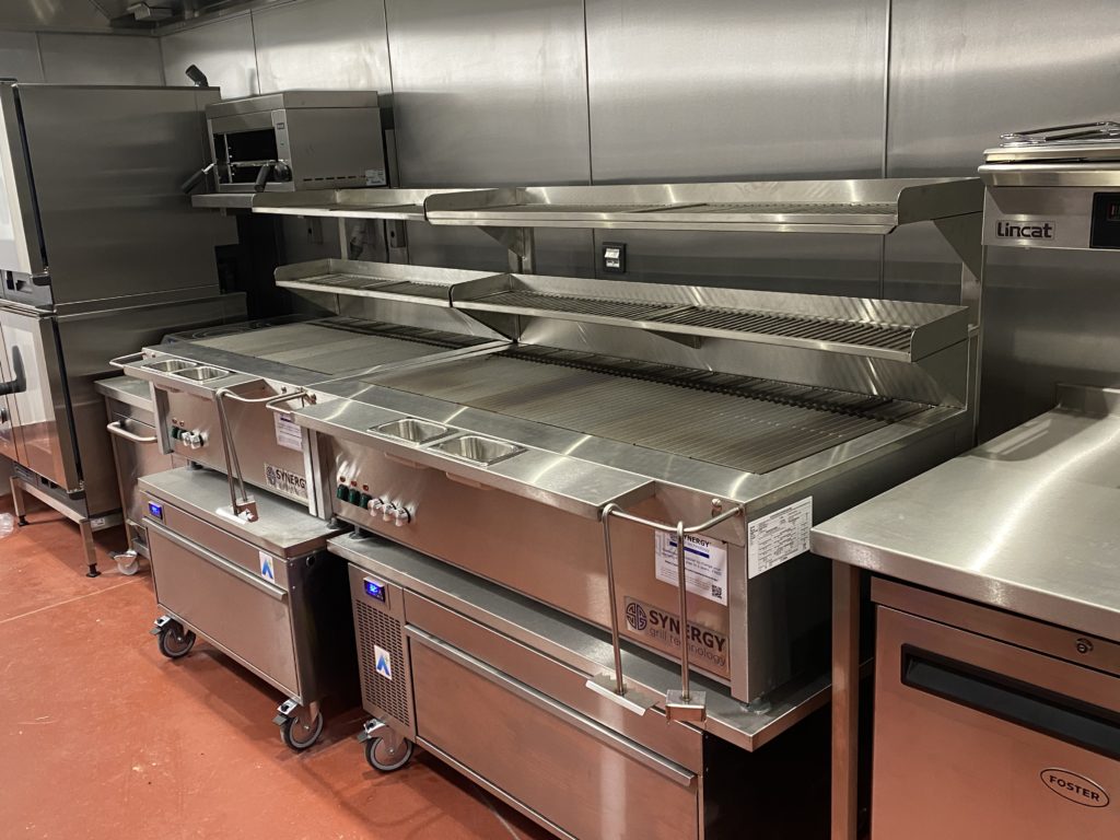 Synergy st900 stainless steel grills in kitchen 