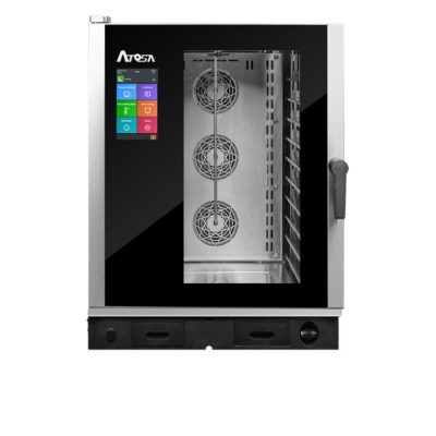Atosa Electric Combi Oven for Bakery equipped for 10 x 400 x 600 trays