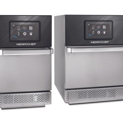 Merrychef Connex 12ss and 16ss silver oven designed for busy commercial environments,